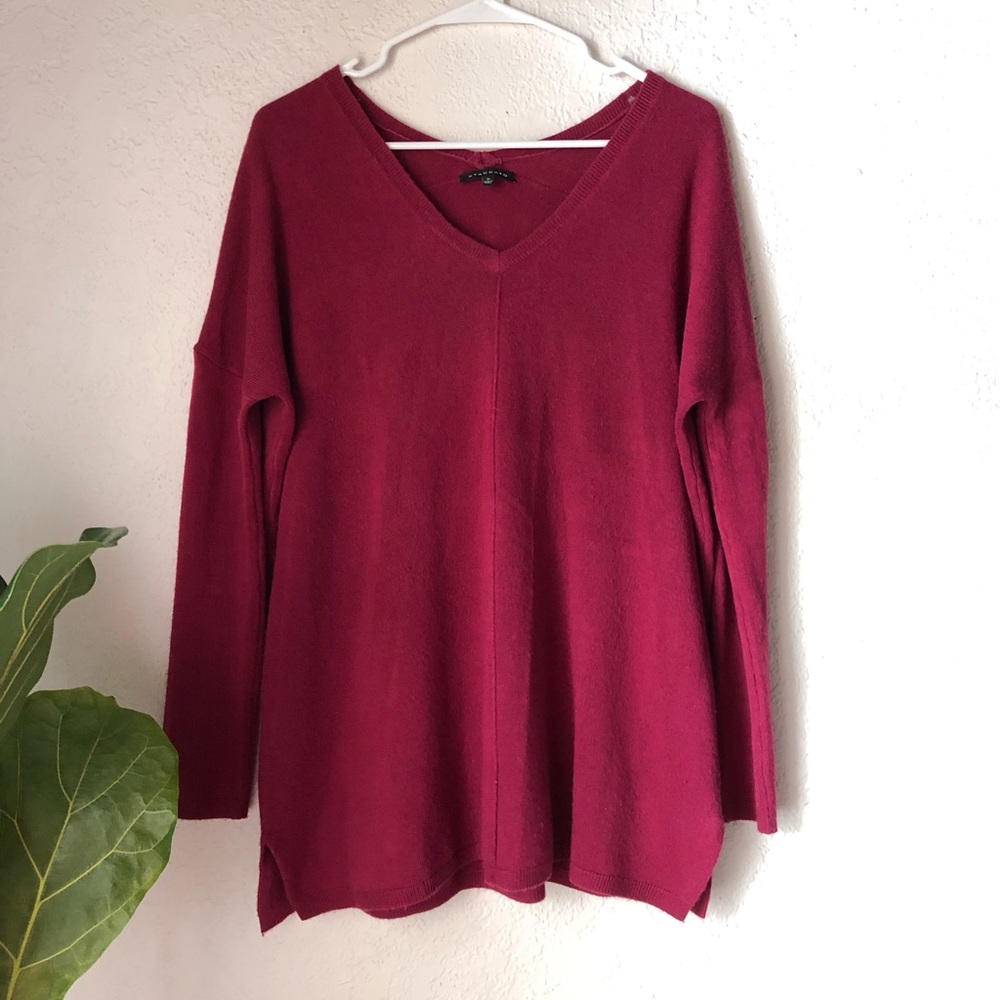 Burgundy sweater